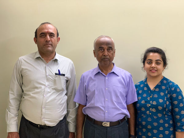 Amrutha S Rao with the Managing Partners